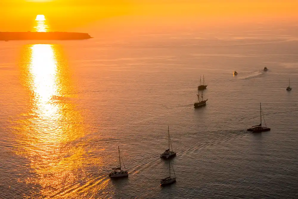 Santorini Honeymoon Catamaran Cruise, Planned Right